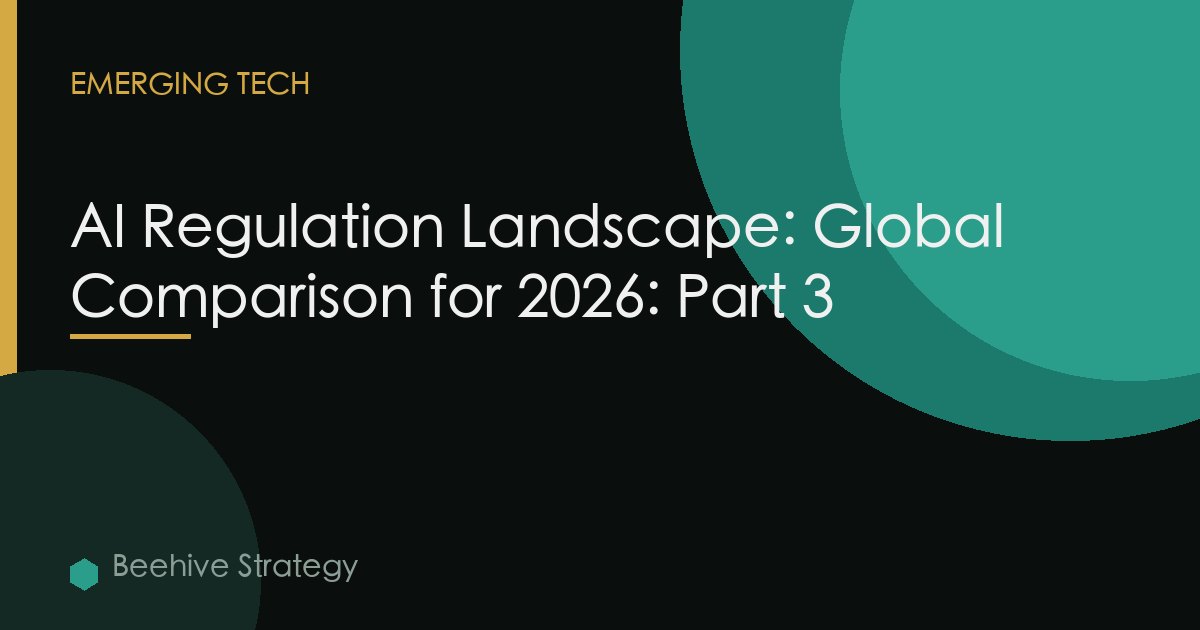 AI Regulation Landscape: Global Comparison for 2026: Part 3