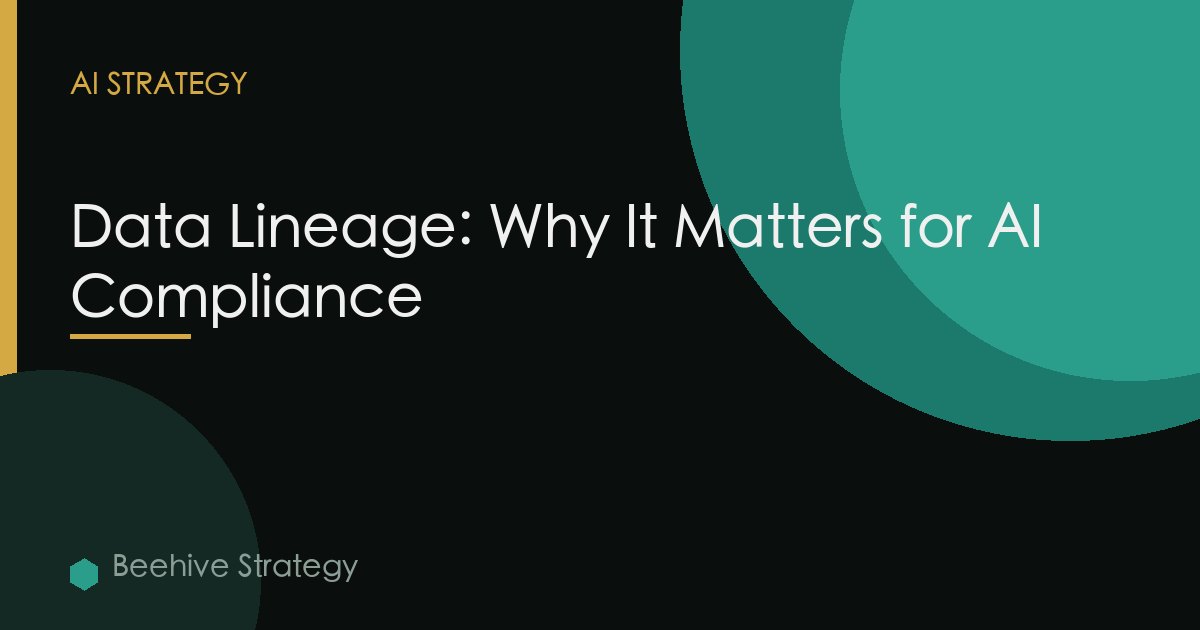 Data Lineage Matters Ai Compliance