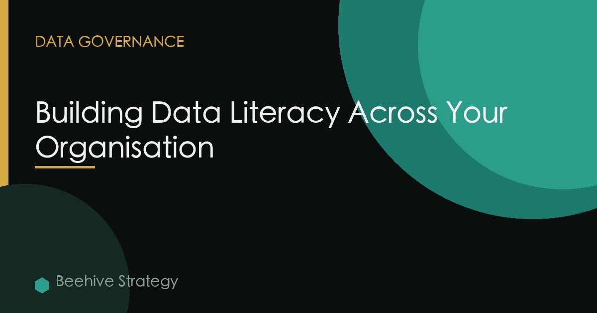 Building Data Literacy Across Your Organisation