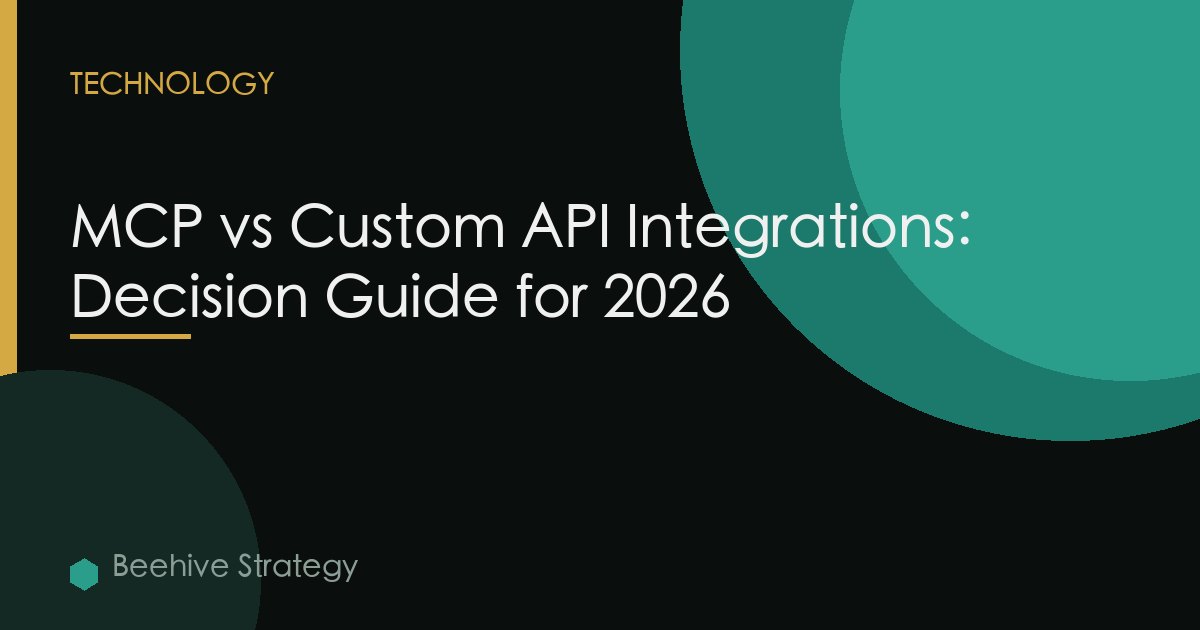 MCP vs Custom API Integrations: Decision Guide for 2026