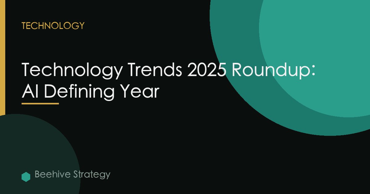 Technology Trends 2025 Roundup: AI Defining Year
